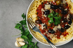 Vegan Spaghetti alla Puttanesca