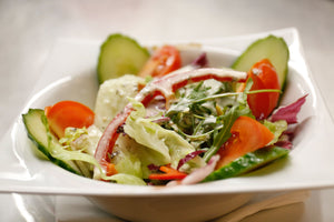 Avocado, Sunita Almond & Sesame Butter and tomato salad