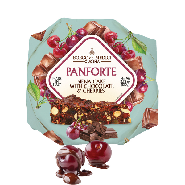 Borgo De Medici | Panforte Chocolate & Cherries - 100g