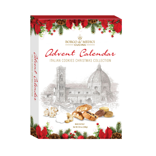 Borgo De Medici | Tuscan Biscuits Advent Calendar - 200g