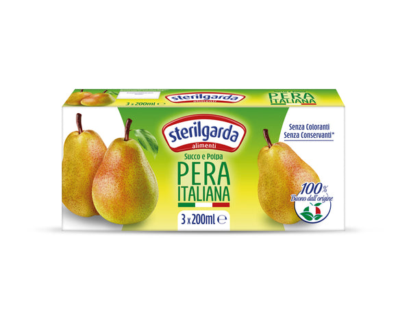 Sterilgarda Pear Nectar Juice 3x200ml