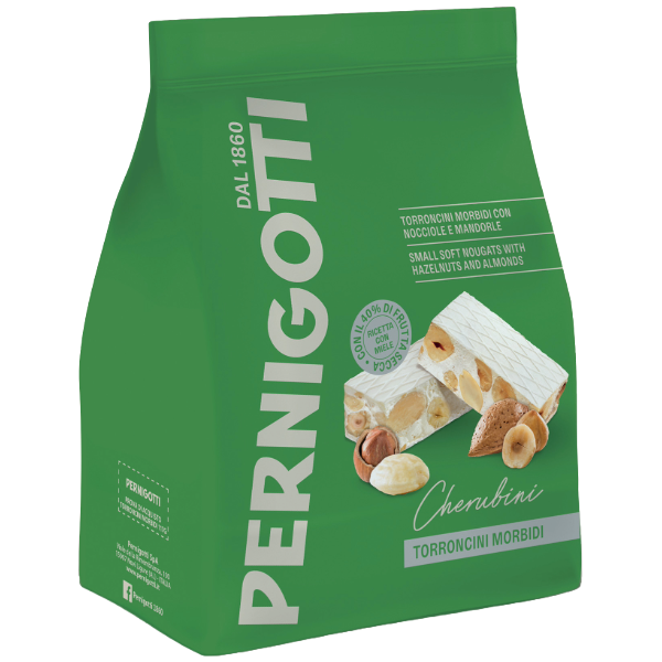 Pernigotti | Assorted soft almond & hazelnut TORRONCINI (mini noughat) - 117g