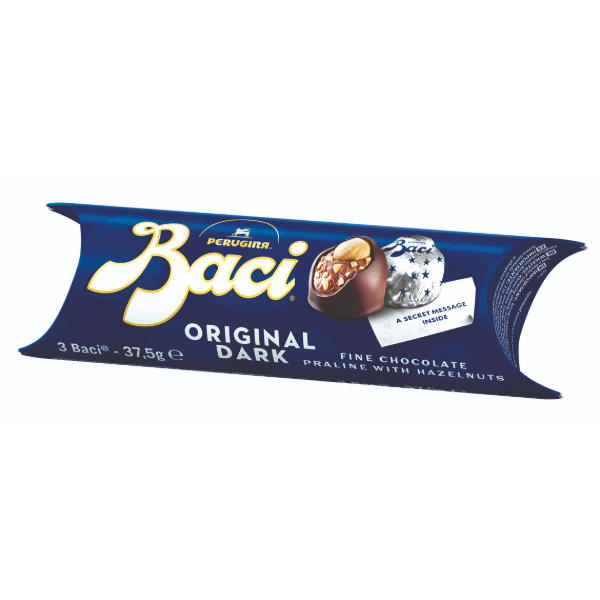 Baci | Original Dark Chocolate 3pc Tube - 37.5g