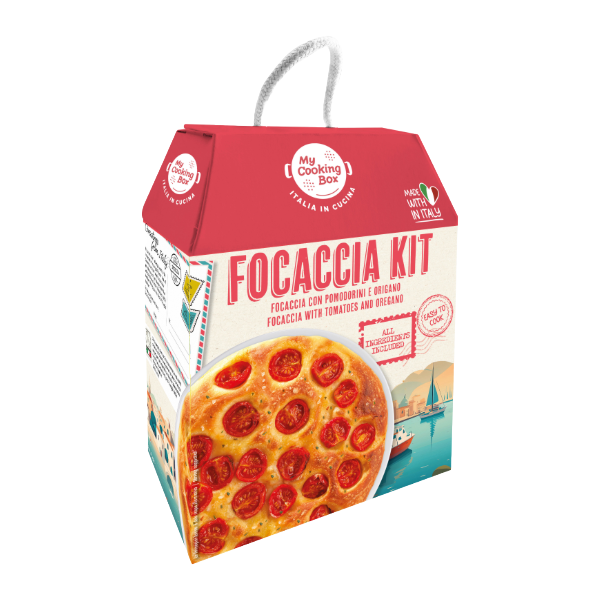 My Cooking Box Focaccia Kit - Focaccia with Tomatoes and Oregano | 470g