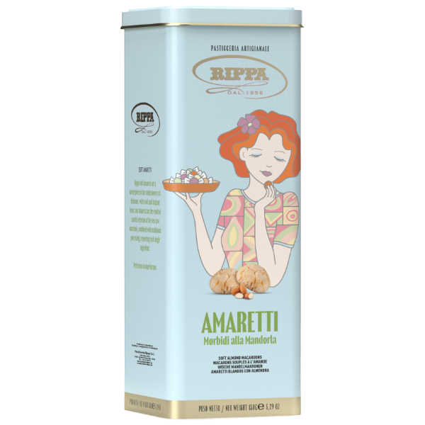 RIPPA | Soft Almond Amaretto Biscuit Tin - 150g